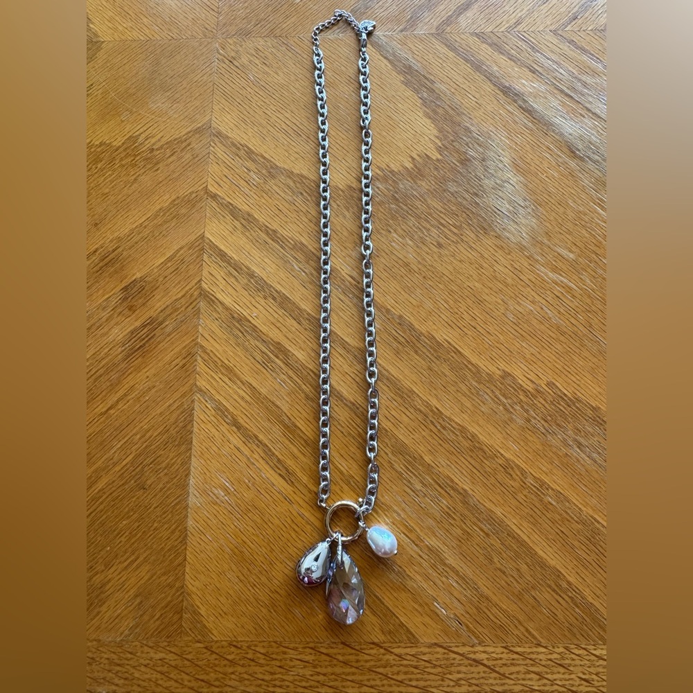 Swarovski Blue and Silver Charm Necklace - Picture 4 of 7